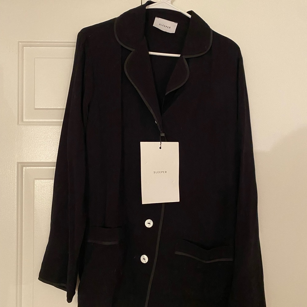 Sleeper Pajama Button Down Top